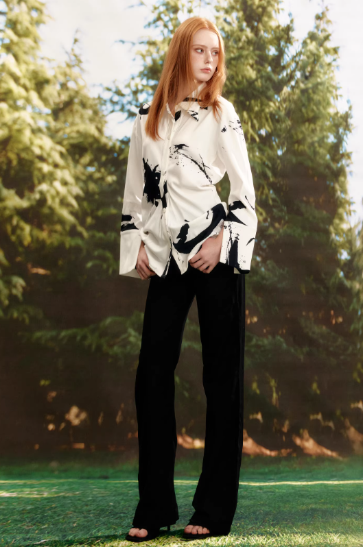 Ink Reverie Artistic Print Shirt